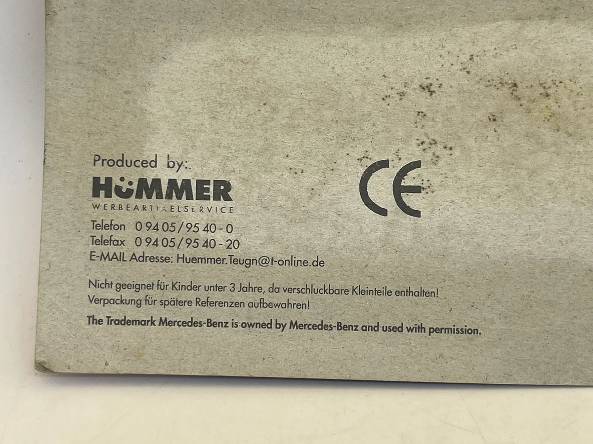 Mercedes Actros Hummer 1:87 Ciężarówka Promocyjna Valensina Blister Reklama – zdjęcie 6