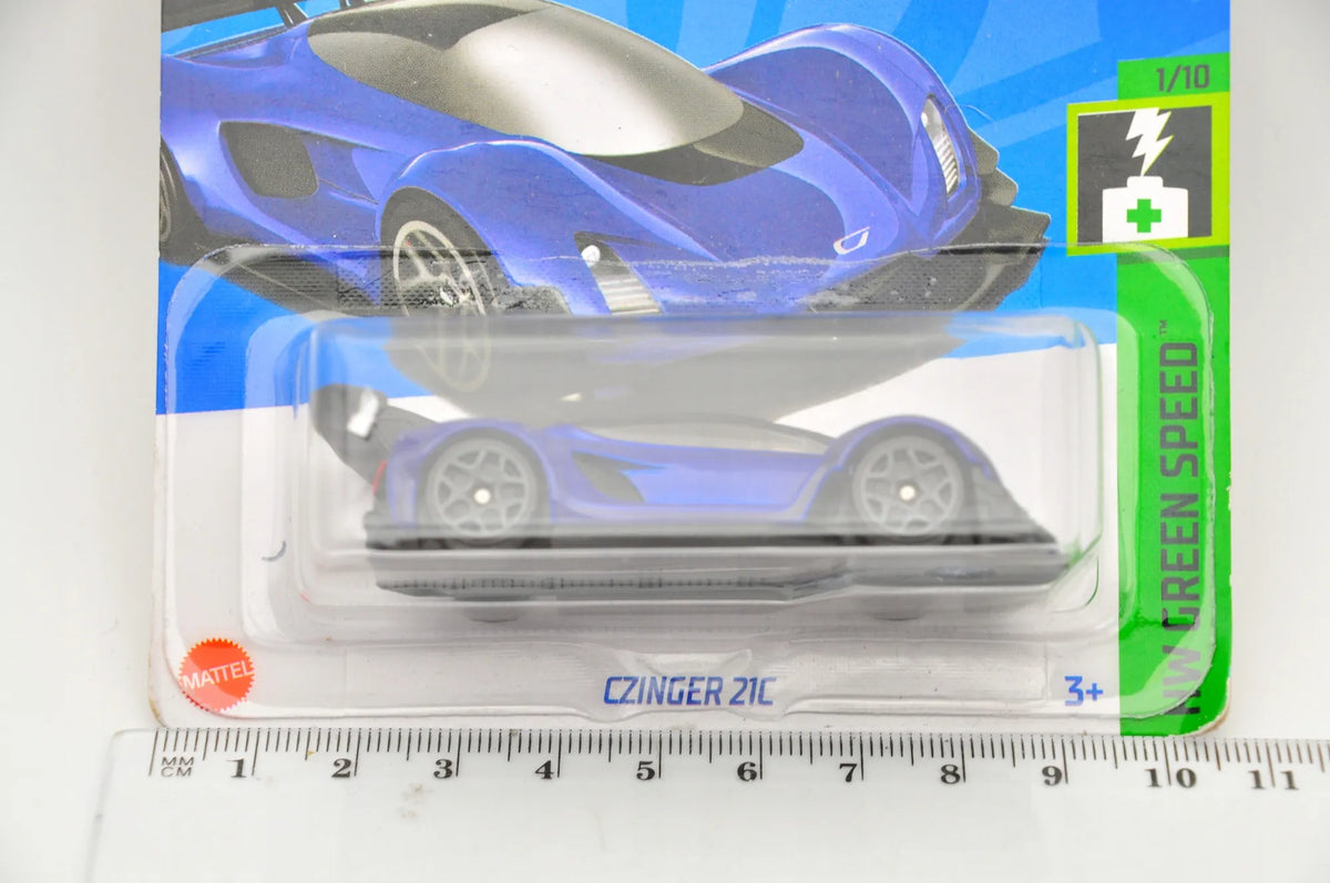 Czinger HW Green Speed Hot Wheels 2024 Niebieski 1:64 – zdjęcie 6
