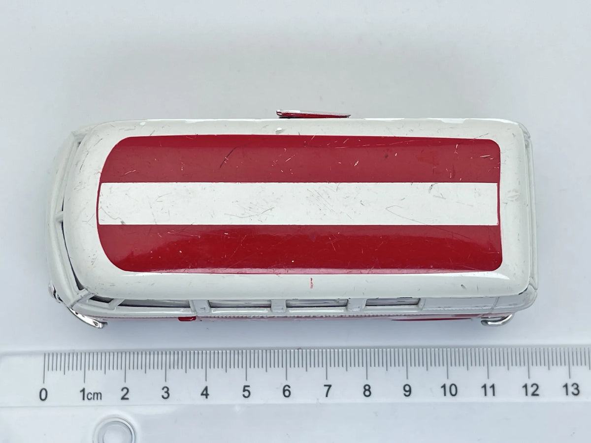 Volkswagen Microbus (1962), VW Greetings from Austria, Welly, Die cast 1:32 – zdjęcie 6