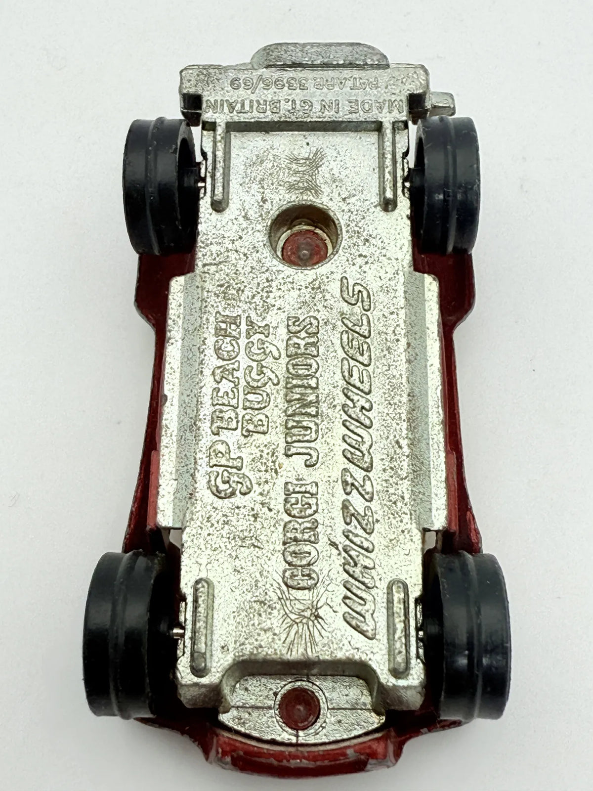Buggy Gp Beach Corgi Czerwony 1:64 Made in Wielka Brytania – zdjęcie 6