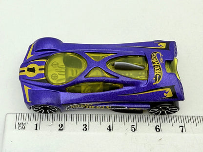 Sling Shot, Hot Wheels 2001, die cast resoraki, fioletowy, 1:64 – zdjęcie 6