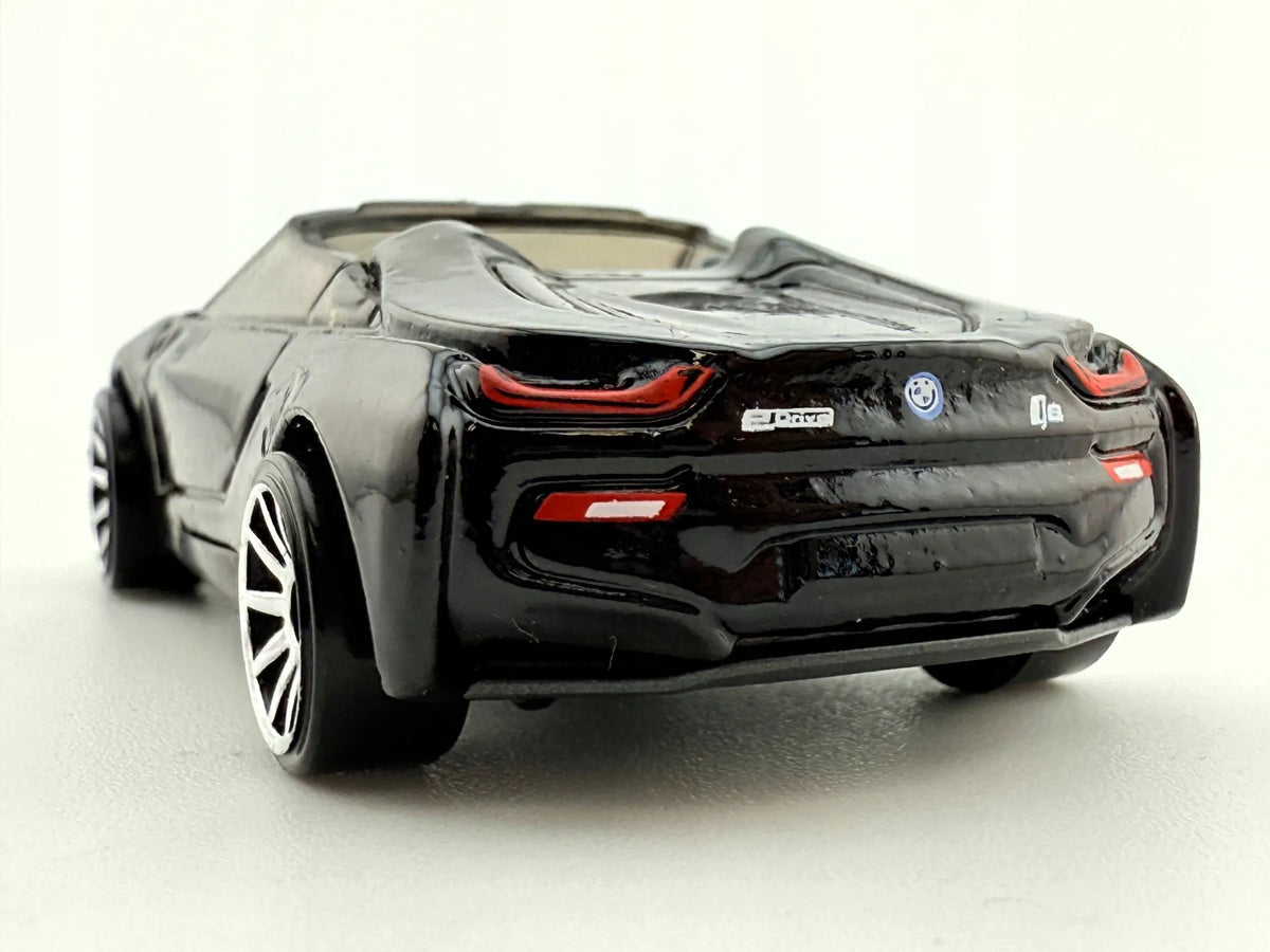 BMW I8 ROADSTER Hot Wheels 2018 Czarny 1:64 – zdjęcie 6