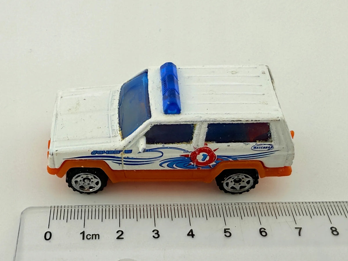 Jeep Cherokee Xj Mainline Majorette 1990S Biały 1:61 – zdjęcie 6