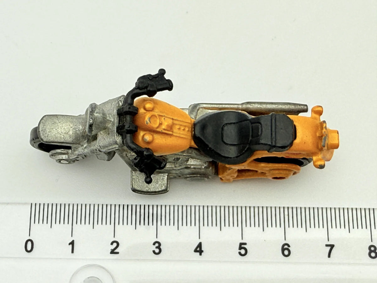 Harley-Davidson Fat Boy, Hot Wheels 2012, Resoraki, Die cast, Żółty, 1:64 – zdjęcie 6