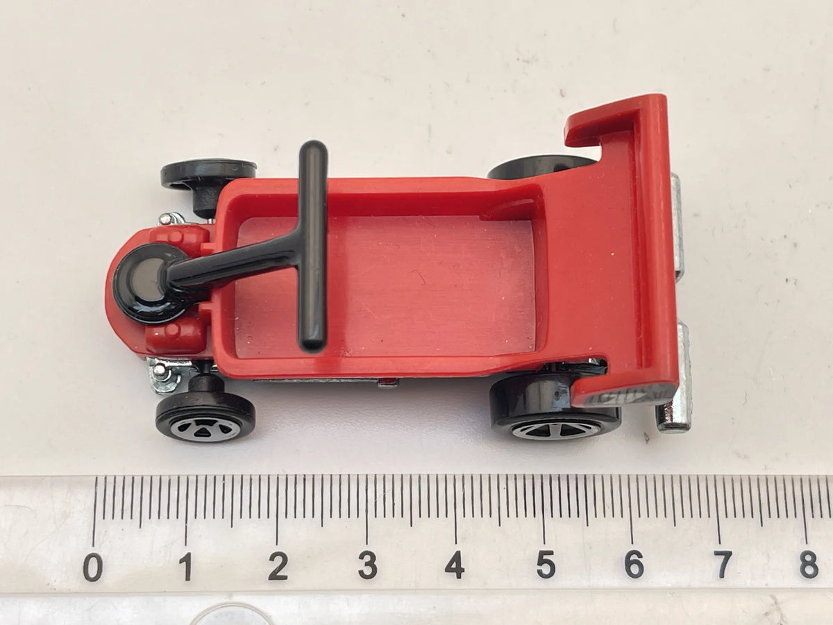 DRAGGIN' WAGON, Hot Wheels 2022, Resoraki, Die cast R37, Czerwony, 1:64 – zdjęcie 6