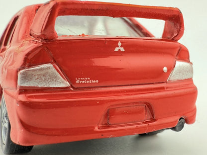 MITSUBISHI LANCER EVOLUTION VIII, Welly, Die cast 52258, Czerwony, 1:64, – zdjęcie 6