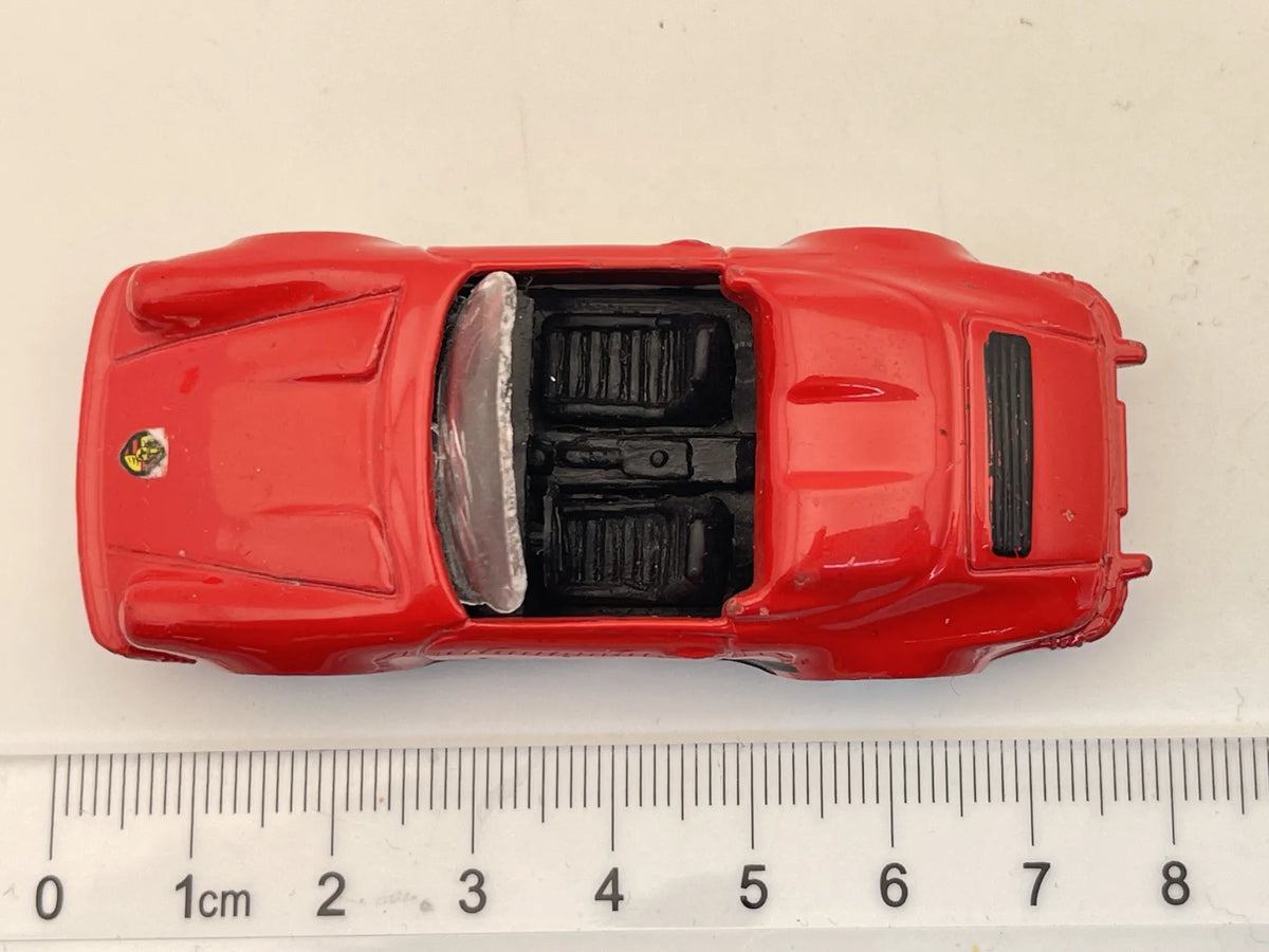 Porsche 911 Speedster Cabrio, Maisto, Resoraki, Die cast 1:64, Czerwony – zdjęcie 6