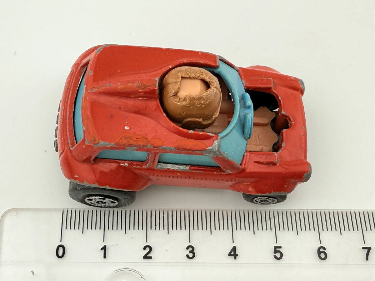 MINI HA HA, Matchbox 1975, Made in England, Die cast N 14, Czerwony, 1:64, – zdjęcie 6