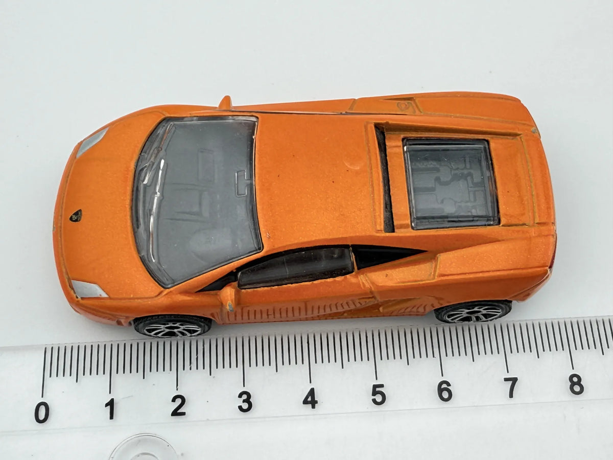 LAMBORGHINI GALLARDO, Majorette, Die cast RE 219D, Pomarańcz. 1:64 Resoraki – zdjęcie 6
