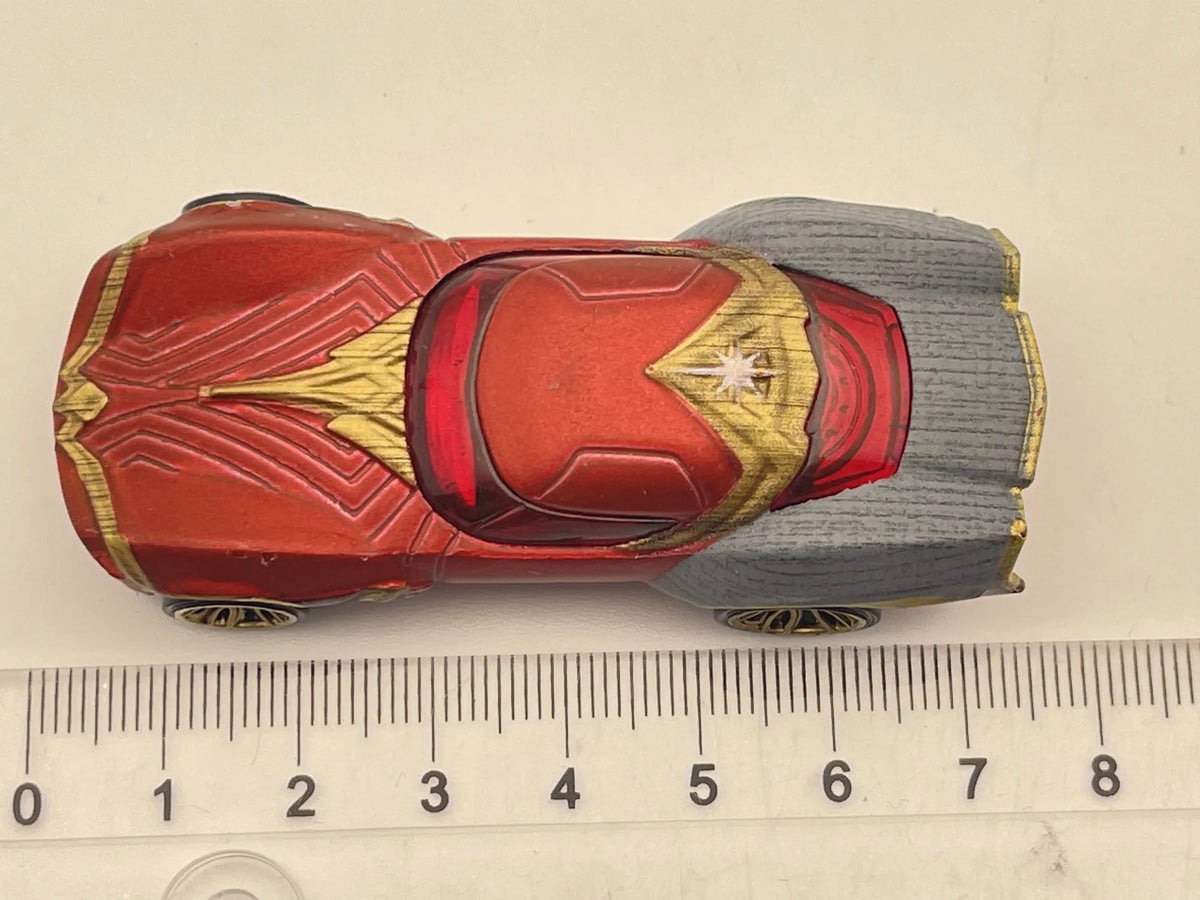 WONDER WOMAN, Hot Wheels 2016, Die cast DJM20, Czerwony, 1:64, Resoraki – zdjęcie 6