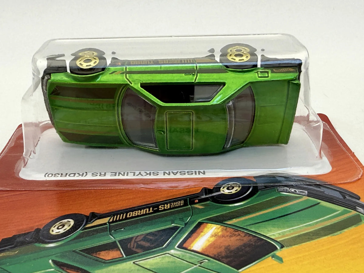 NISSANA SKYLINE RS (KDR30) The Hot Ones Hot Wheels 2025 Zielony 1:64 – zdjęcie 6