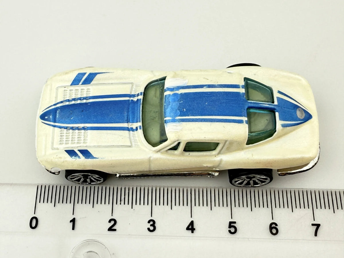 1979 CORVETTE STINGRAY, Hot Wheels, Die cast, Biała, 1:64, Resoraki – zdjęcie 6
