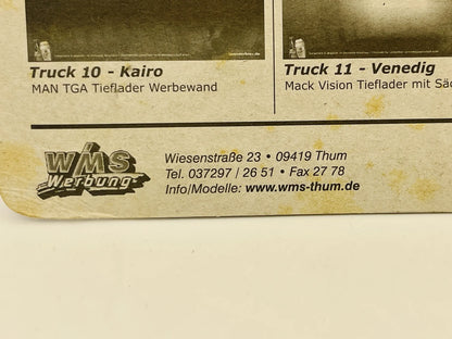 Man Tga Tieflader Werbewand Grell 1:87 LanderBier Edition Weltstädte Kairo – zdjęcie 6