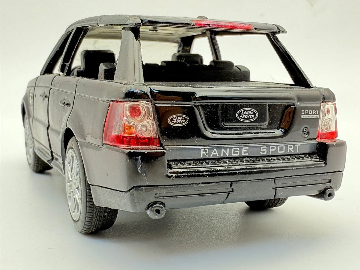 RANGE ROVER SPORT, Kinsmart, Resoraki, Die cast, Czarny 1:38 – zdjęcie 6