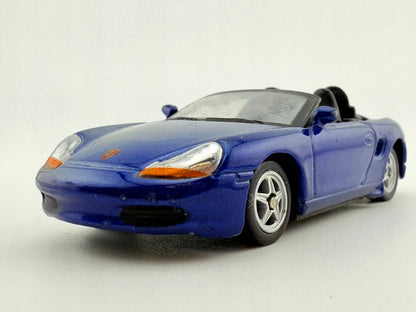 PORSCHE BOXSTER CABRIO, Welly, Resoraki, Die cast 62040, Niebieski, 1:64 – zdjęcie 6