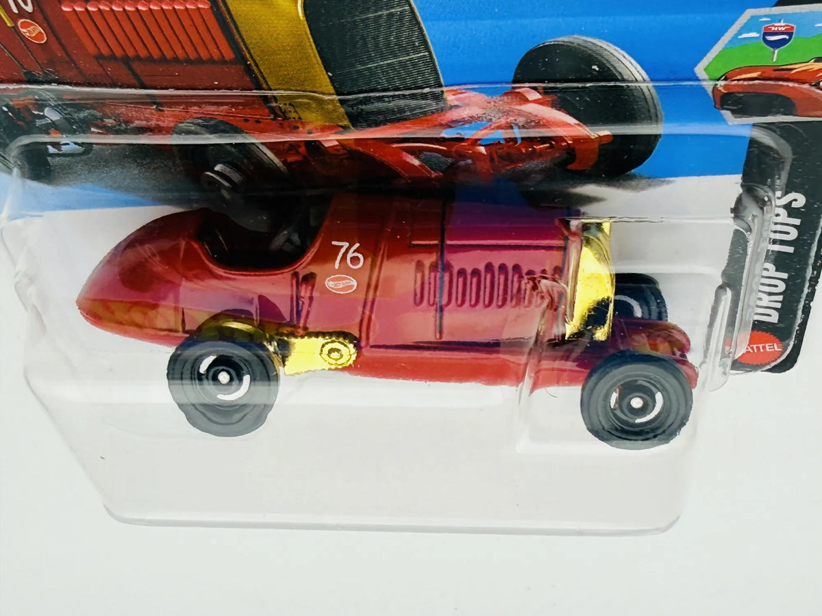 Fiat S76 Hot Wheels 2026 Drop Tops 1:64 76 Blister Czerwony – zdjęcie 6
