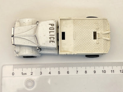 Police tow truck, Szeryf, Resoraki, Die cast, Biała 1:64 – zdjęcie 6