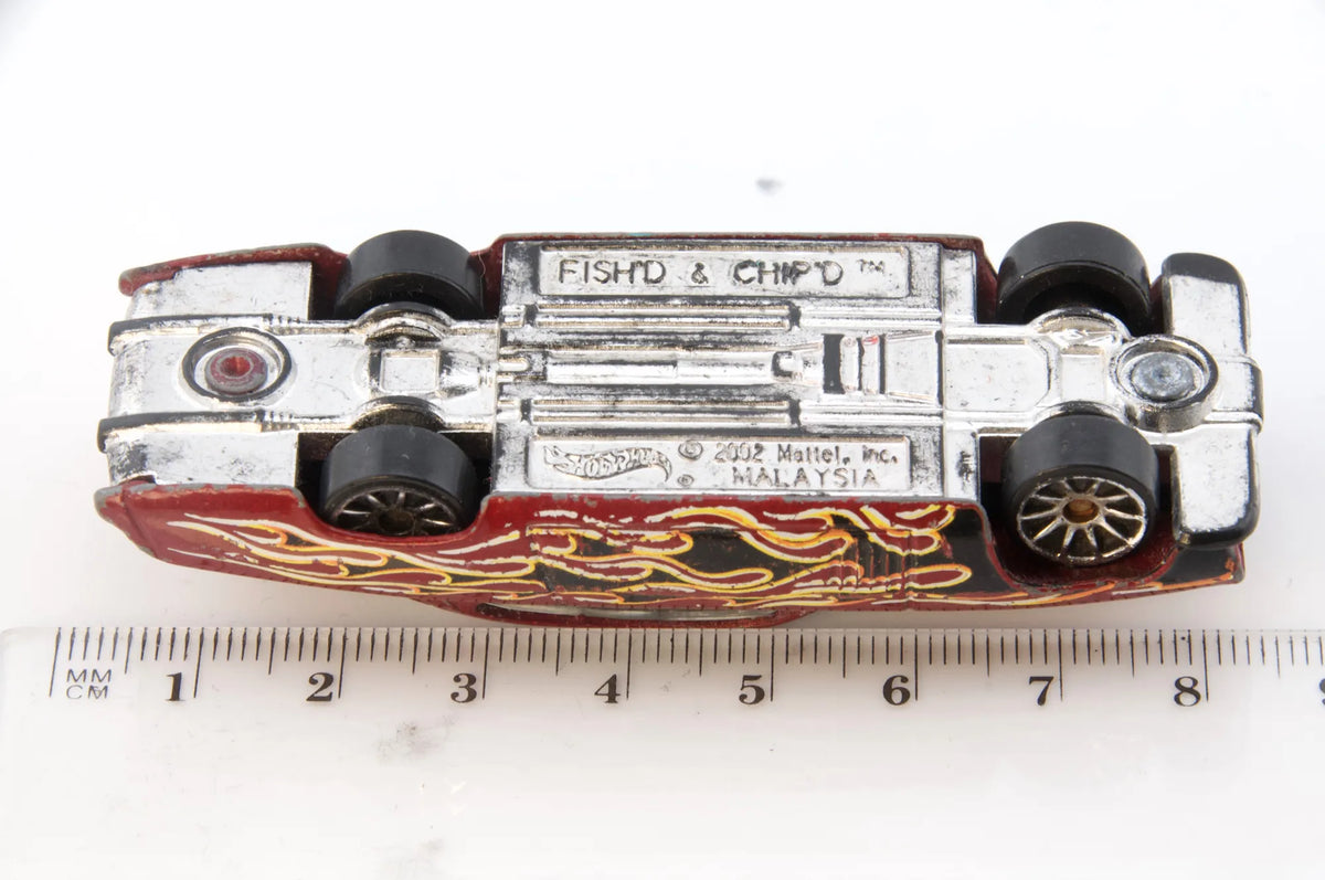 Fish'D & Chip'D Hot Wheels Czerwony 1:64 – zdjęcie 6