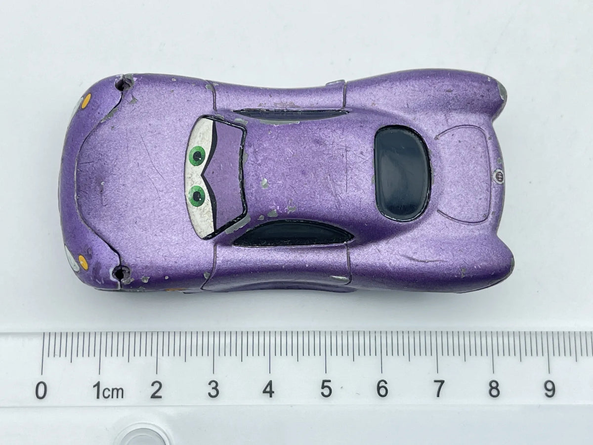 Holley Shiftwell, Mattel Auta Disney Pixar, Resoraki 1:60 metalic fioletowy – zdjęcie 6