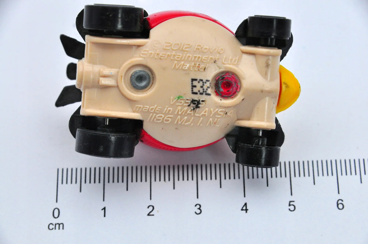 ANGRY BIRDS CAR, Rovio, Mattel 2012, Resoraki, Die cast V5355 Czerwony 1:64 – zdjęcie 6