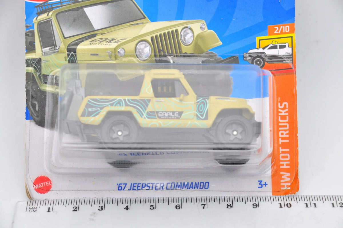 Jeep HW Hot Trucks Hot Wheels 2023 Żółty 1:64 – zdjęcie 6