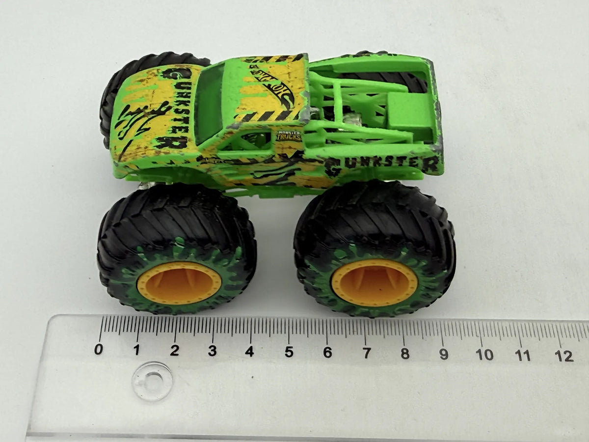 Monster Truck Hot Wheels Monsters 1:64 Monster Truck Luzak Zielony – zdjęcie 6