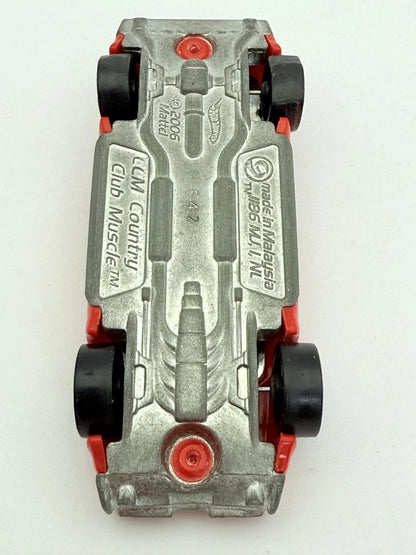 Ccm Country Club Muscle Hot Wheels Czerwony 1:64 – zdjęcie 6