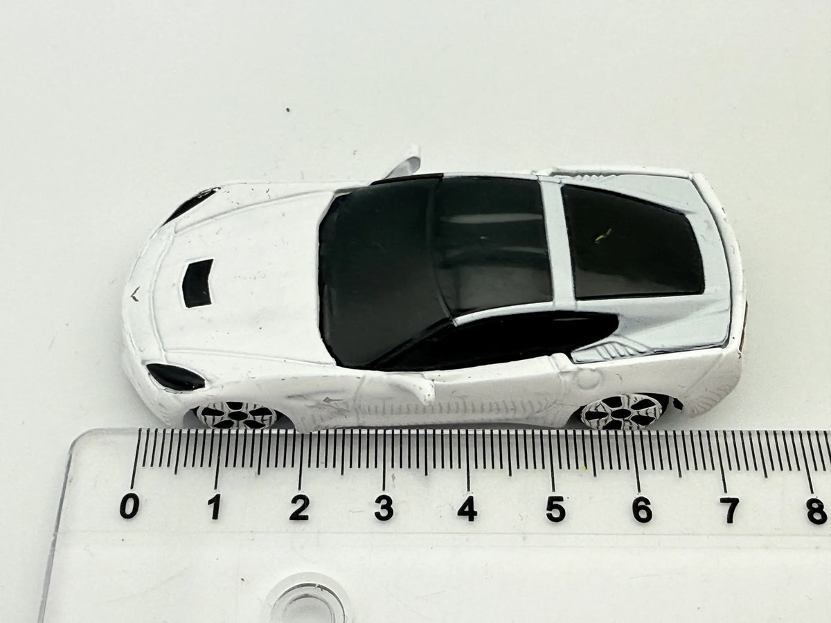 2014 CORVETTE STINGRAY, Maisto, Die cast, Biały, 1:64, Resoraki – zdjęcie 6