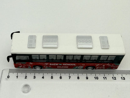 AUTOBUS SZKOLNY Back to School Welcome, Die cast, Czerwony, 1:64, Resoraki – zdjęcie 6