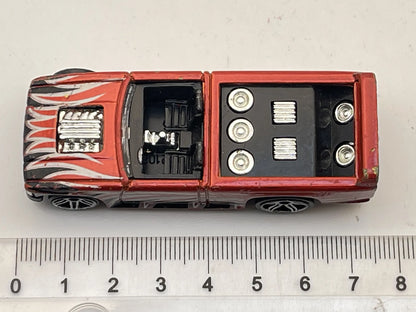 MINI TRUCK, Hot Wheels 1990, Resoraki, Die cast, Czerwony, 1:64 – zdjęcie 6
