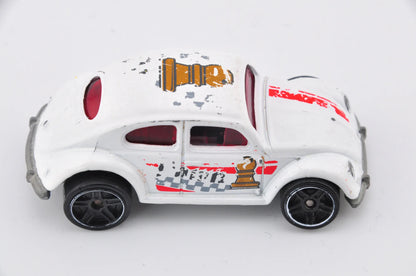 Volkswagen Beetle, VW, Hot Wheels, Chess, die cast resoraki, 1:64, biały – zdjęcie 6