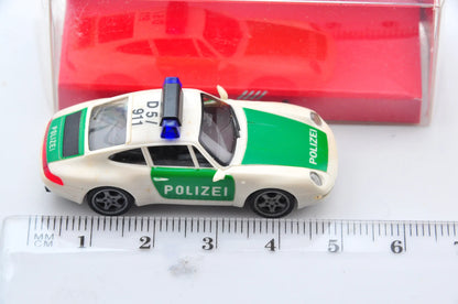 Porsche 911, Herpa, made in Germany, Police,Policja, die cast resoraki 1:87 – zdjęcie 6