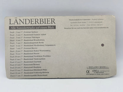 MAN Grell 1:87 Ciężarówka Promocyjna Länder-Bier Blister Niebieski Reklama – zdjęcie 5