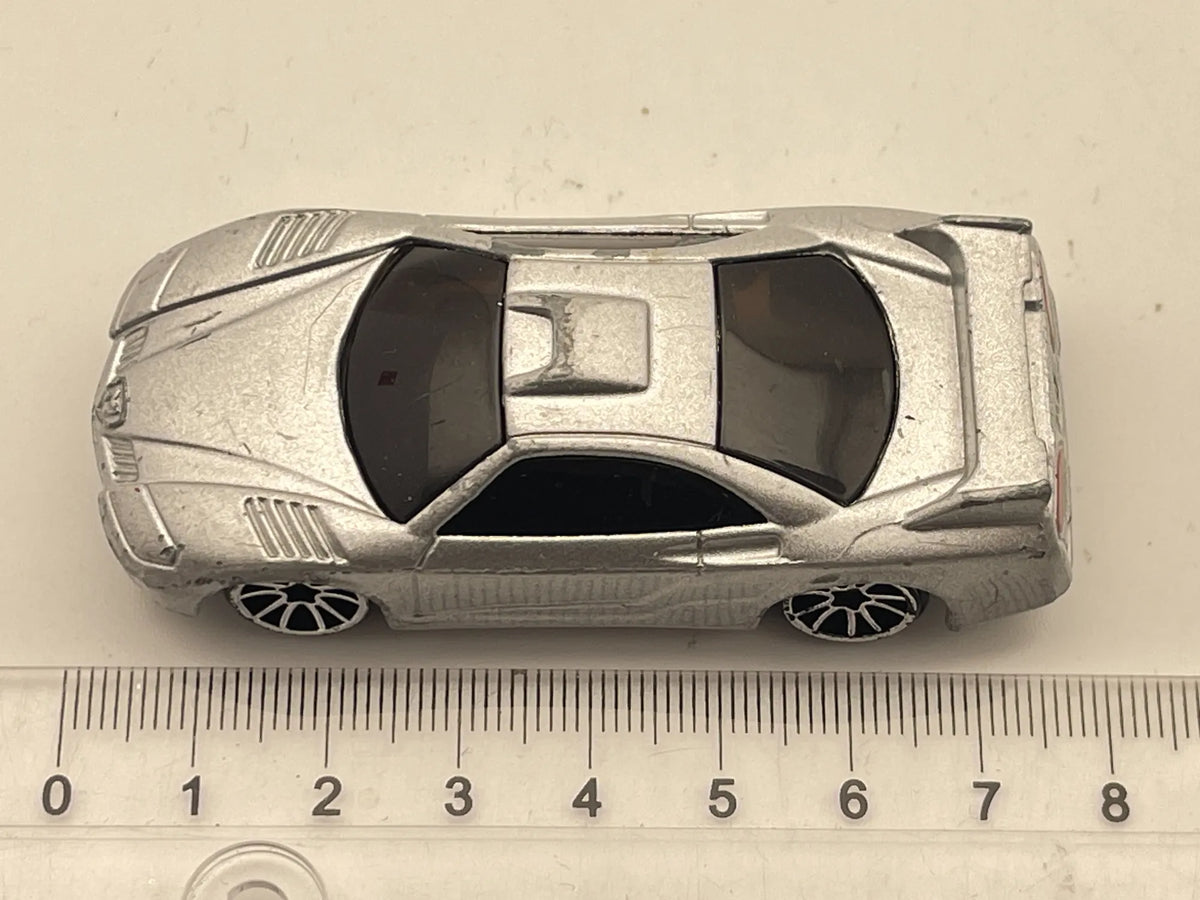 SPORTOWY SAMOCHÓD, MotorMax, Die cast 61436, Srebrny, 1:64, Resoraki – zdjęcie 6