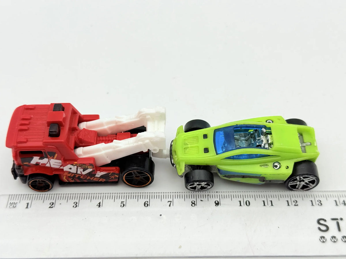 Heavy Hitcher Hot Wheels Zielony 1:64 – zdjęcie 6