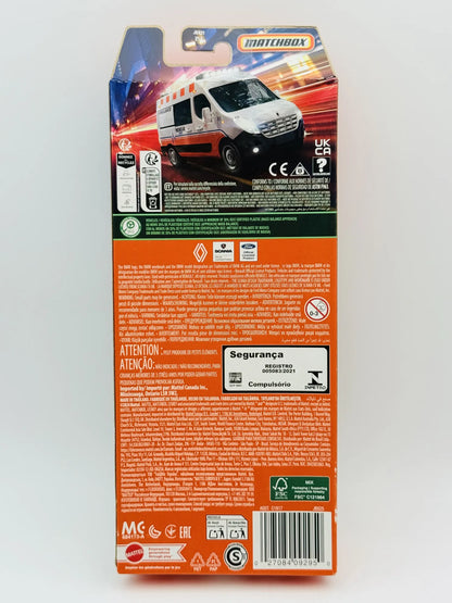 Rescue Squad Matchbox 1:64 Blister Biały – zdjęcie 6