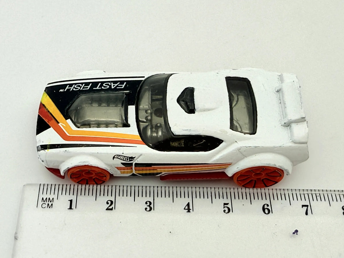 Fast Fish Hot Wheels Biały 1:64 – zdjęcie 6