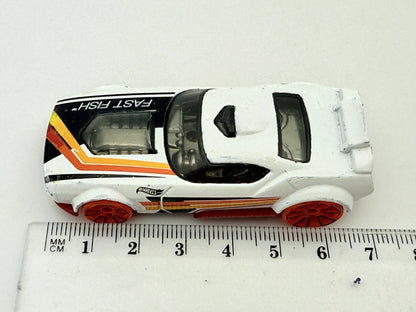 Fast Fish Hot Wheels Biały 1:64 – zdjęcie 6