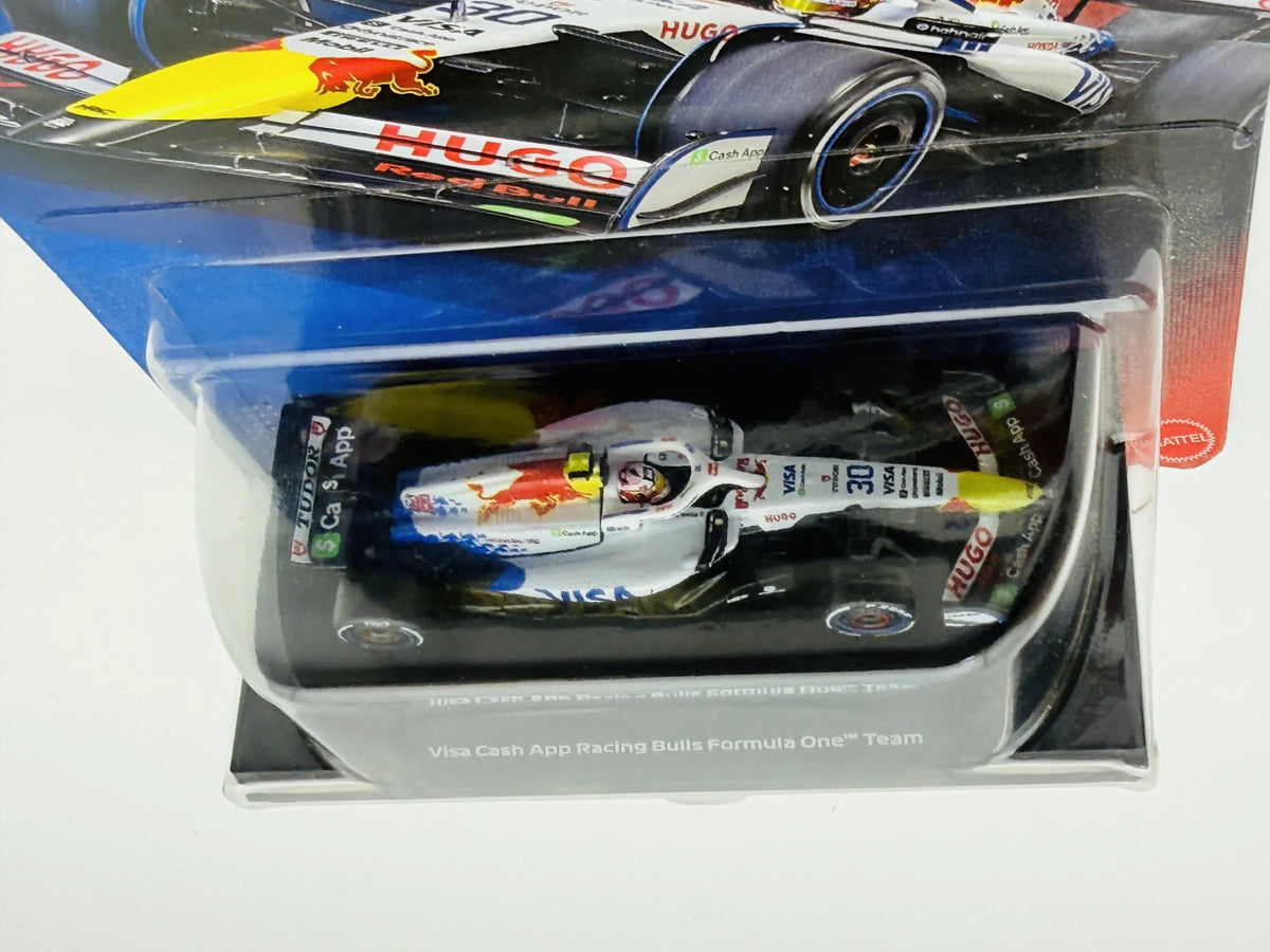Visa Cash App Racing Bulls Hot Wheels 2025 Premium 1:64 Bolid F1 Blister – zdjęcie 6