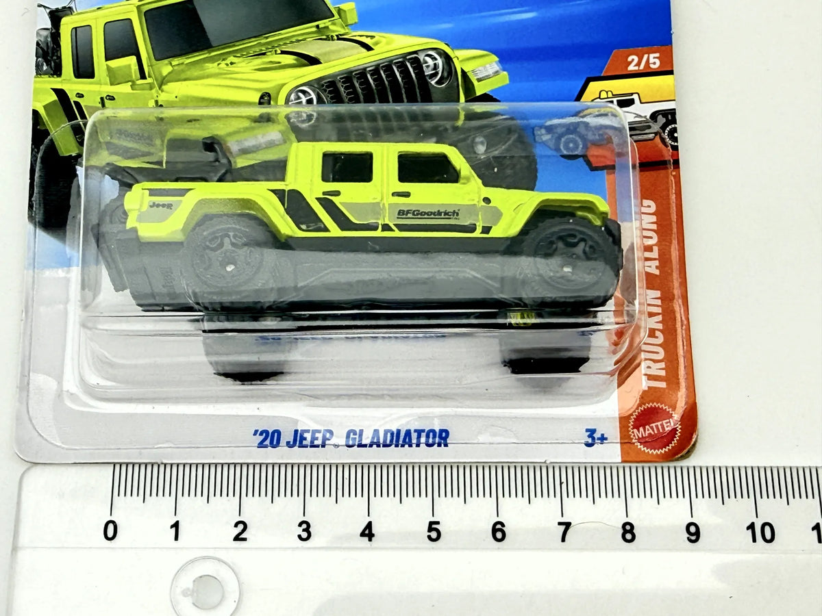 JEEP GLADIATOR, Hot Wheels 2025, Die cast JJH91N521, Zielony, 1:64 – zdjęcie 6