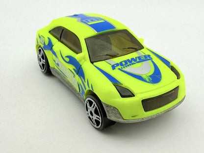 Power Concept Car, die cast resoraki, 1:60, żółty jaskrawy – zdjęcie 6
