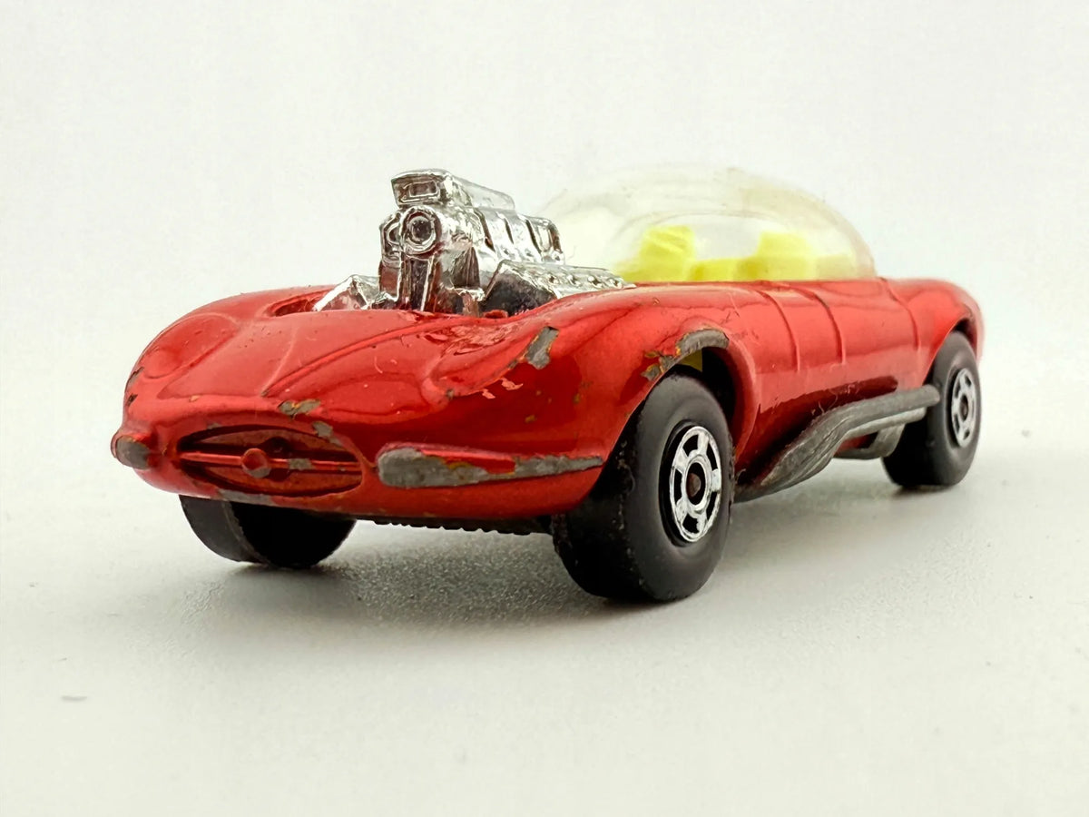 HOT ROD DRAGUAR Matchbox 1970 Czerwony 1:64 Made in England – zdjęcie 6