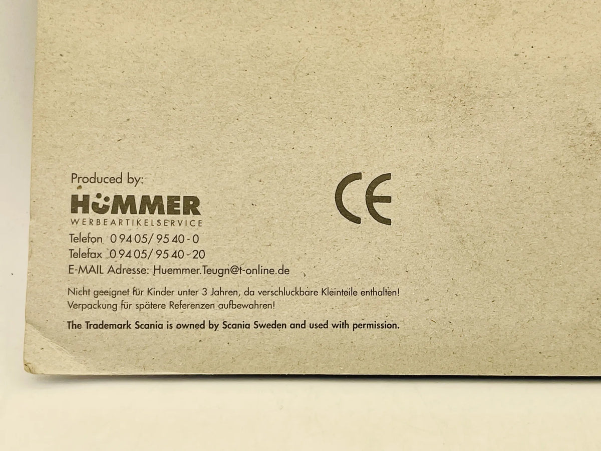Scania Hümmer 1:87 Ciężarówka Promocyjna HOFBRÄU MÜNCHEN Blister Niebieski – zdjęcie 6