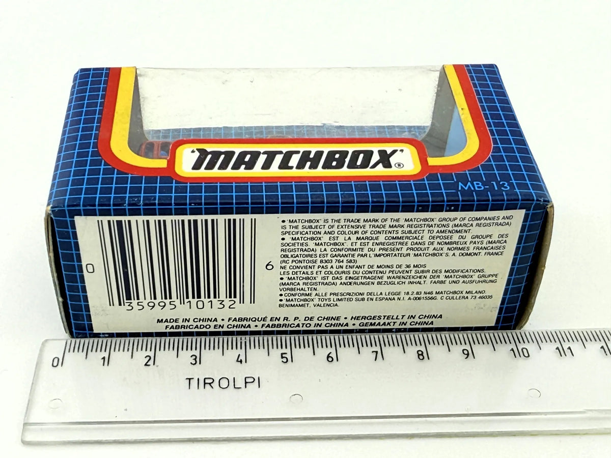 FIRE TRUCK, Matchbox, Resoraki, Die cast Mb-13, Czerwony, 1:64 – zdjęcie 6