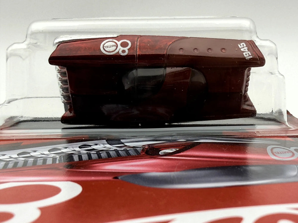 MATTEL DREAM MOBILE, Hot Wheels 2024, Die cast JGF64, Bordowy 1:64 Resoraki – zdjęcie 6
