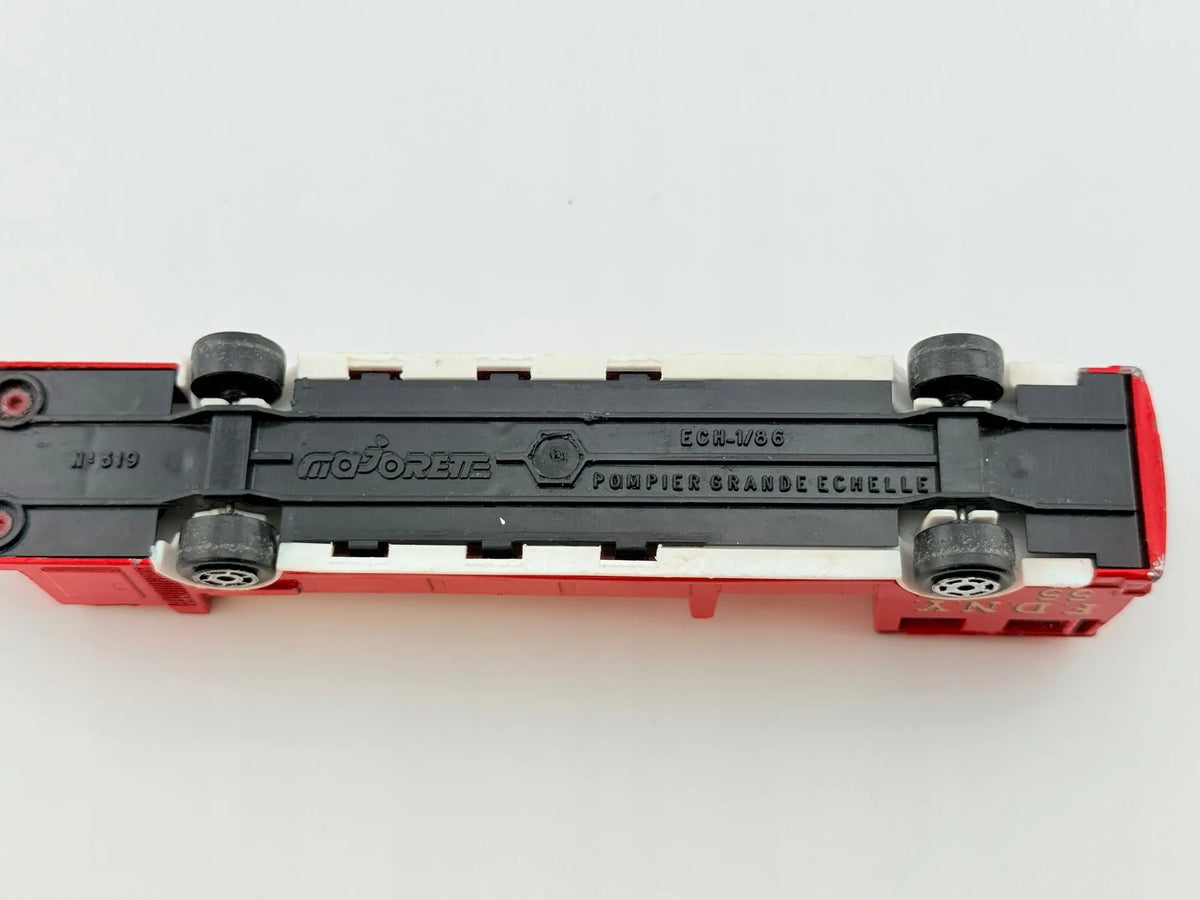 Pompier Grande Echelle Straż pożarna Majorette Czerwony 1:86 – zdjęcie 6
