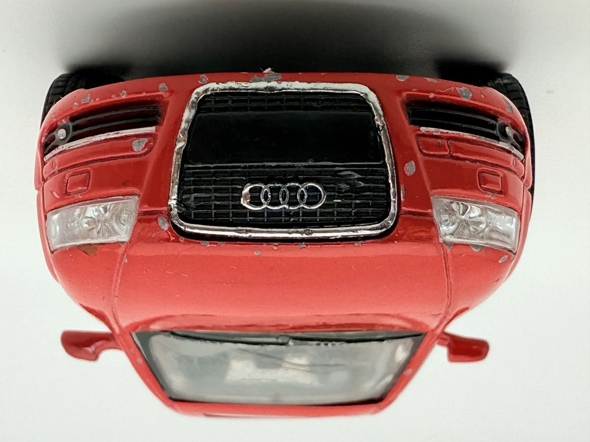 Audi A6, KINSMART, Resoraki, die cast, 1:38, czerwony – zdjęcie 6