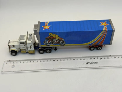 Peterbilt Truck Superfast Matchbox 1978 Niebieski 1:32 Made in England – zdjęcie 6