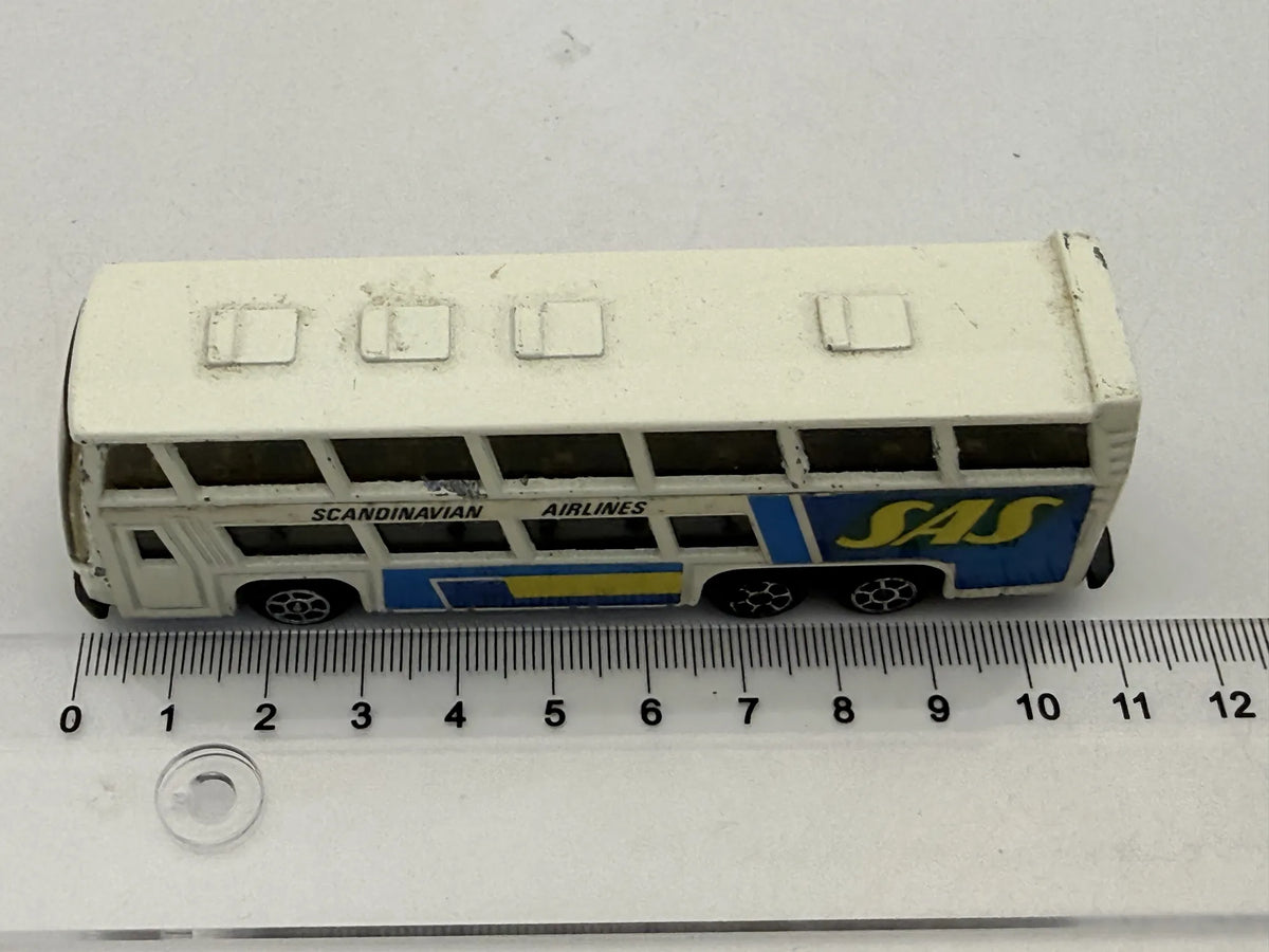 Autobus SCANDINAVIAN AIRLINES SAS Guisval Biały 1:100 Made in Spain – zdjęcie 6