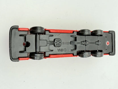 FIRE TRUCK, 911 Straż pożarna, Vintage Die cast 07/10, Czerwony, 1:64 – zdjęcie 6